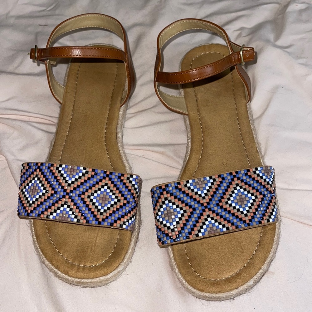 Beaded sandals